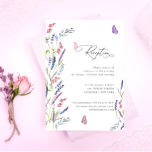 Elegant Wildflower Floral Enclosure Kaart