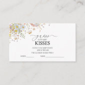 Elegant Wildflower Floral Vrijgezellenfeest Enclos Informatiekaartje (Voorkant)