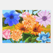 Elegant Wildflower Garden Gift Inpakpapier Vel (Voorkant 3)
