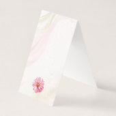 Elegant Wildflower Garden Wedding Programma (Achterkant)