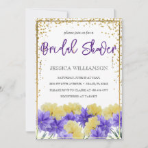 Elegant Wildflower gouden lijst, Vrijgezellenfeest