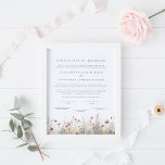 Elegant Wildflower huwelijksakte Poster<br><div class="desc">Elegant Wildflower huwelijkscertificaat Poster</div>