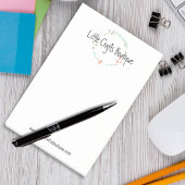 Elegant Wildflower Line Art Wreater Post-it® Notes