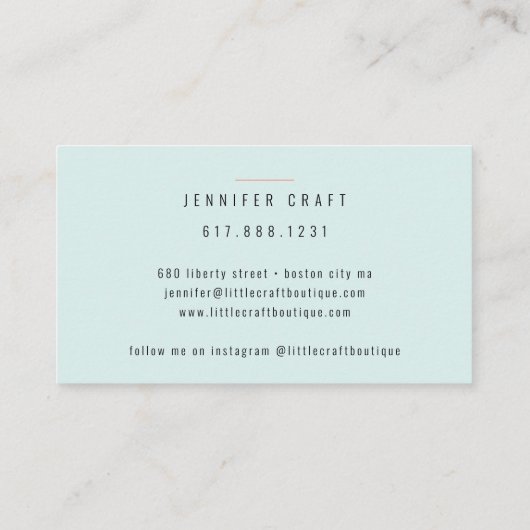 Elegant Wildflower Line Art Wreater Visitekaartje (Achterkant)