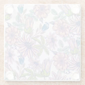 Elegant Wildflower Meadow Pattern Onderzetter (Achterkant)