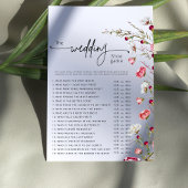 Elegant Wildflower Roos bruiloft schoen spel