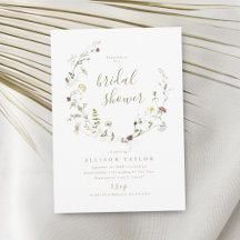 Elegant Wildflower Rustic Boho Vrijgezellenfeest