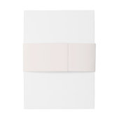 Elegant Wildflower Rustic Boho Wedding Monogram Uitnodigingen Wikkel (Achterkant Voorbeeld)