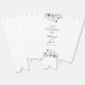 Elegant Wildflower Spring Wedding Custom Popcorn Bedankdoosjes (Ongevouwen)