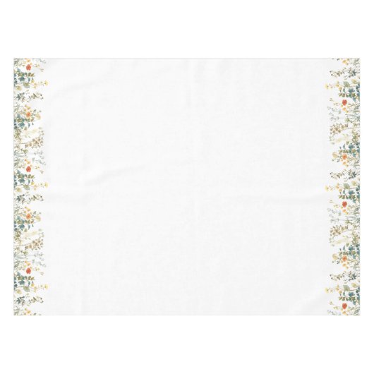 Elegant Wildflower tafelkleed (Voorkant (Horizontaal))