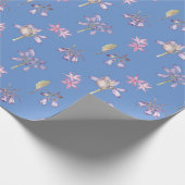 Elegant  Wildflower Tuin Themapatroon Cadeaupapier (Hoek)