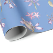 Elegant Wildflower Tuin Themapatroon Cadeaupapier (Rol Hoek)