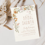 Elegant Wildflower Vrijgezellenfeest Boho Elegant Kaart<br><div class="desc">Minimalistisch Floral Wildflower Boho Elegant en Modern Script Vrijgezellenfeest voor herfst (Herfst),  Winter,  Spring of Summer Uitnodigingen - omvat prachtige en elegante scripttypografie voor de speciale Bride die voor de viering van de bruiloft moet zijn.</div>