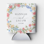 Elegant Wildflower Wedding Favor Blikjeskoeler (Voorkant)