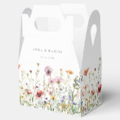 Elegant Wildflower Wedding Favor Boxes Bedankdoosjes (Geopend)