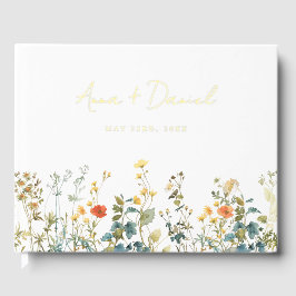 Elegant Wildflower Wedding Gastenboek