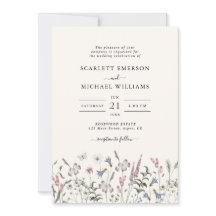 Elegant Wildflower Wedding