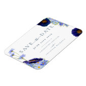 Elegant Wildflower Wedding Magneet (Linkerzijde)