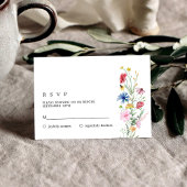 Elegant Wildflower Wedding RSVP