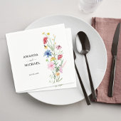 Elegant Wildflower Wedding Servet