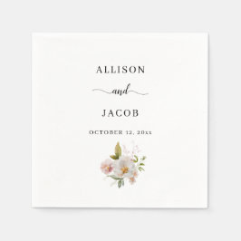 Elegant Wildflower Wedding Servet