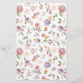 Elegant Wildflower Wie kent de bruid beste spel (Achterkant)