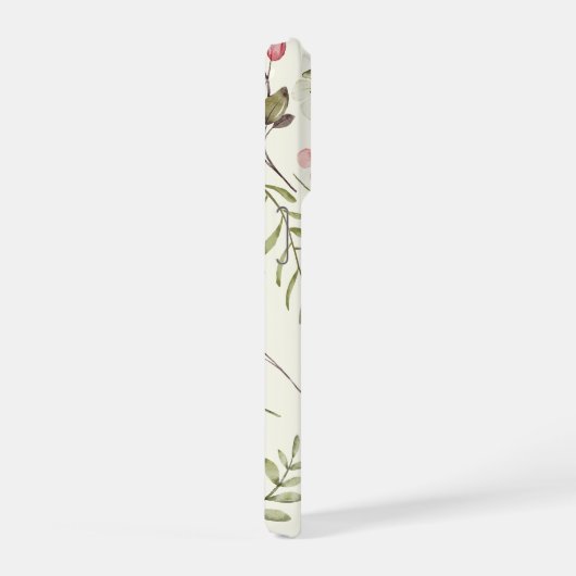 Elegant Wildflower Wild Flower Floral Custom iPhone Hoesje (Rechterkant)