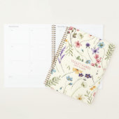 Elegant Wildflower Wild Flower Floral Custom Planner (Display)