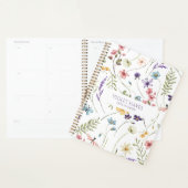 Elegant Wildflower Wild Flower Floral Custom Planner (Display)
