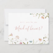 Elegant Wildflower zal je mijn eerbewijs zijn. Kaart (Voorkant)