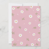 Elegant Wildflowers Floral Garden Bridal Shower Kaart (Achterkant)