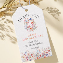 Elegant Wildflowers Mother's Day Thank you