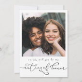 Elegant Will you be My Matron of Honor Photo (Voorkant)