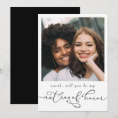 Elegant Will you be My Matron of Honor Photo (Voorkant / Achterkant)