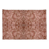 Elegant William Morris Floral Blauw Wit Patroon Kussensloop (Achterkant-Rechts)