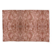 Elegant William Morris Floral Blauw Wit Patroon Kussensloop (Voorkant-Links)