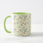 Elegant William Morris Renaissance Floral Mok (Links)