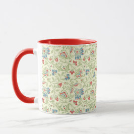 Elegant William Morris Renaissance Floral Mok