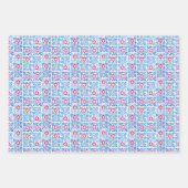 Elegant William Morris Style  Floral Inpakpapier Vel (Voorkant 3)