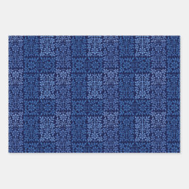 Elegant William Morris Style  Floral Inpakpapier Vel