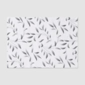Elegant Willow Leaf Pattern Tissuepapier (Voorkant)