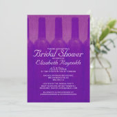 Elegant Wine Flacons Bridal Shower Invitations Kaart (Staand voorkant)