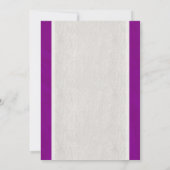 Elegant Wine Fles Bridal Shower Invitations Kaart (Achterkant)