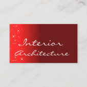 Elegant Wine Red Glitter Stars Professional Simple Visitekaartje (Voorkant)