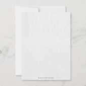 Elegant Wine Stain Rings Bridal Shower Invitations Kaart (Achterkant)
