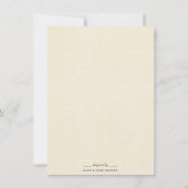 Elegant Wine Tasting Bridal Shower Invitations Kaart (Achterkant)