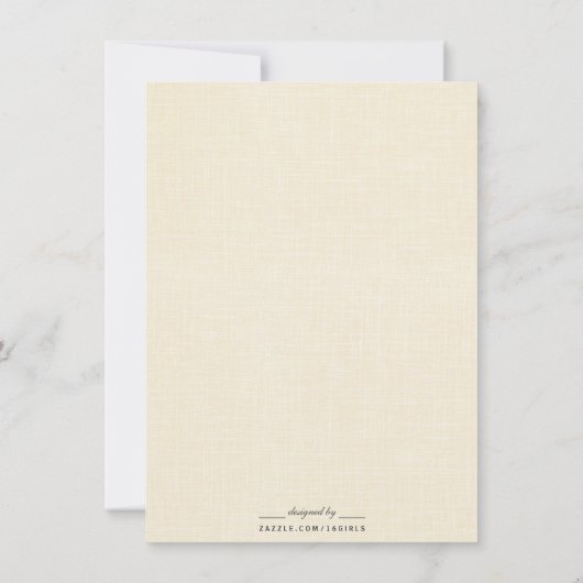 Elegant Wine Tasting Bridal Shower Invitations Kaart (Achterkant)