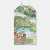 Elegant Wine Tasting | Picnic-Vrijgezellenfeest Cadeaulabel (Achterkant)