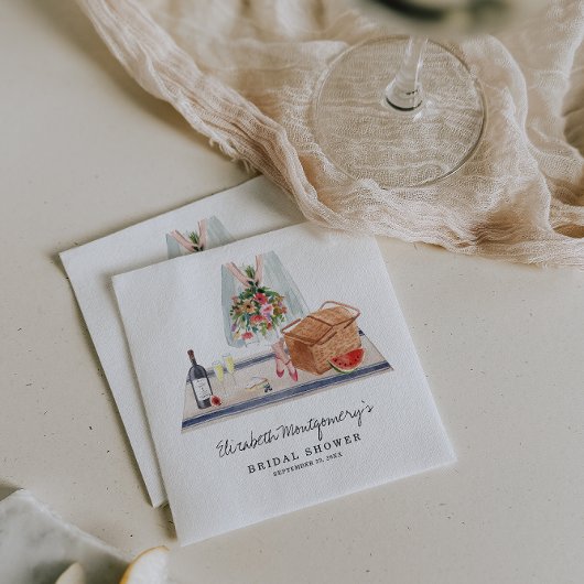 Elegant Wine Tasting | Picnic-Vrijgezellenfeest Servet