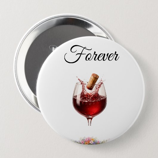 Elegant Wine -  Wedding  Buttons (Voorkant /achterkant)
